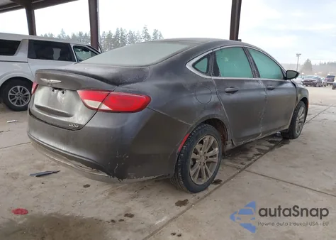 2016 Chrysler 200 Limited из США, поврежденный, VIN 1C3CCCAB3GN150384